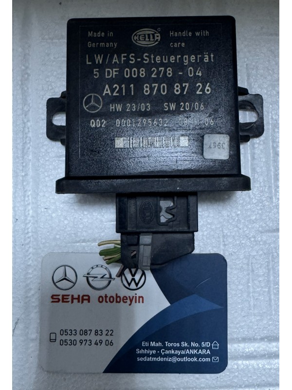 Mercedes A2118708726 AFS Far Beyni Hella