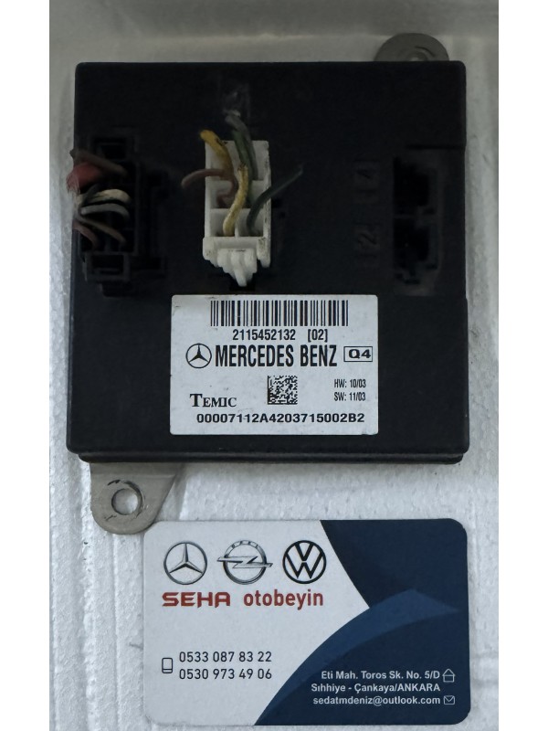 Mercedes A2115452132 Q4 4Matic Kontrol Ünitesi