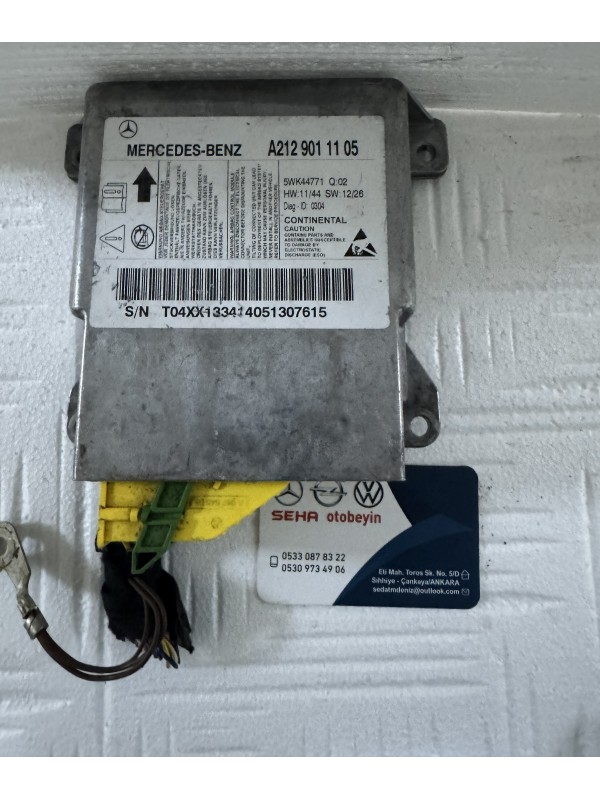 Mercedes A2129011105 W212 Airbag Beyni Continental