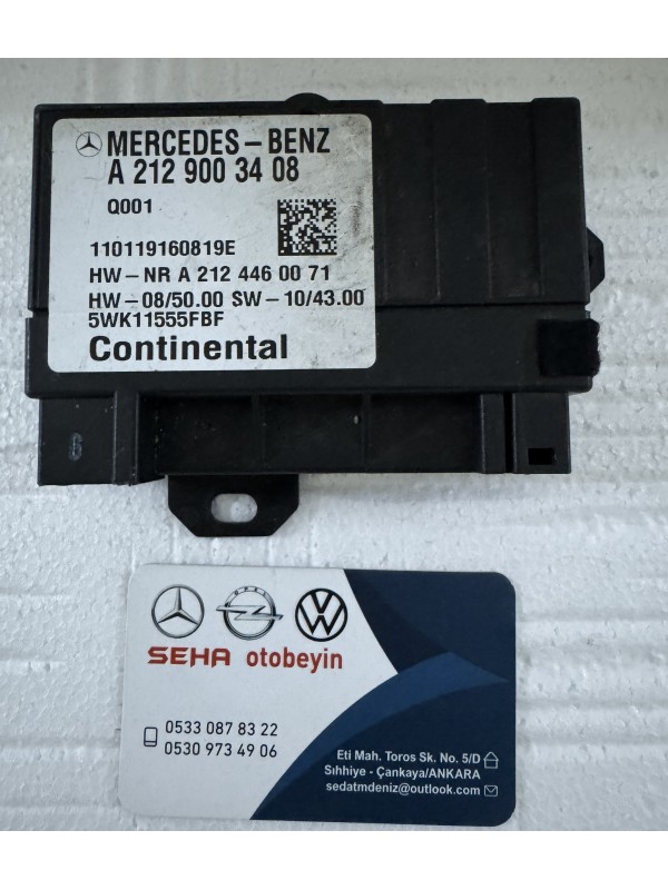 Mercedes-Benz Kontrol Modülü A 212 900 34 08
