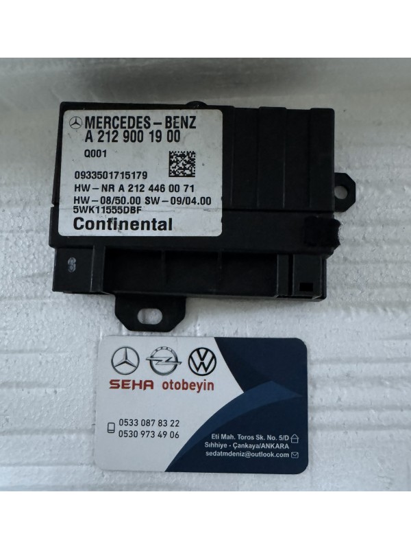 Mercedes-Benz Elektronik Kontrol Modülü  A 212 900 19 00