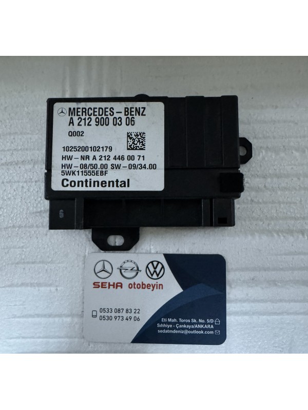  Metası: Mercedes-Benz Elektronik Kontrol Ünitesi A 212 900 03 06