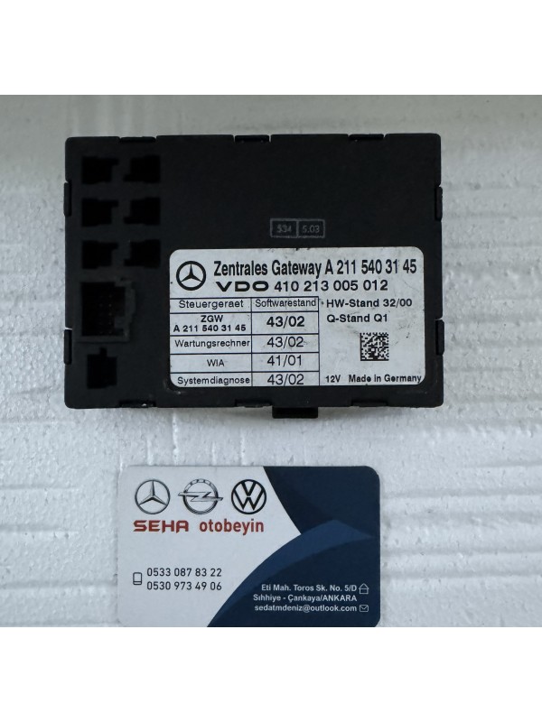Mercedes-Benz Merkezi Gateway A 211 540 31 45