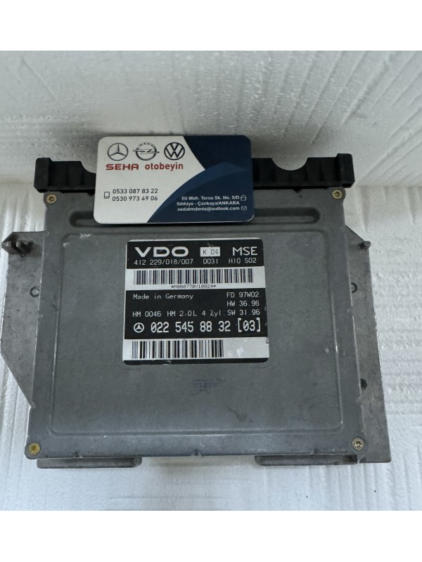 motor beynidir (ECU) A 022 545 88 32