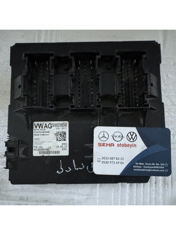 VW BCM Beyni 5K0 937 085 AB – Continental BCM PQ35