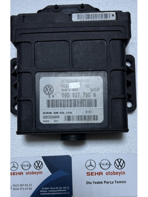 VW Otomatik Şanzıman Beyni (TCM)  Parça no: 09D 927 750 N