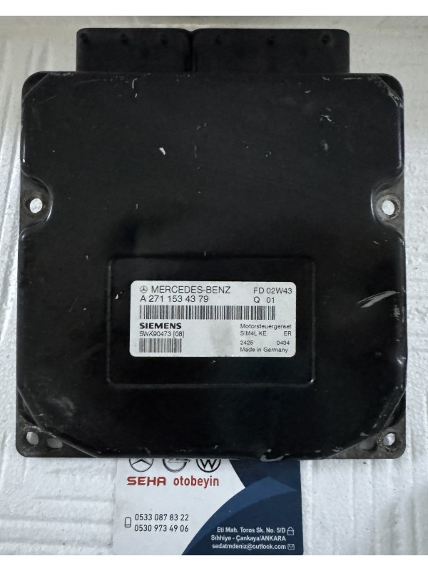 Mercedes-Benz Motor Beyni (ECU) A 271 153 43 79