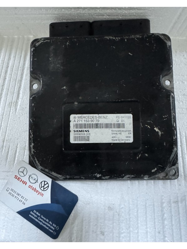 Mercedes-Benz Motor Beyni (ECU)  OEM No: A 271 153 90 79
