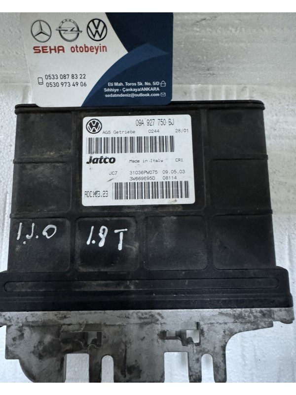 Volkswagen otomatik şanzıman kontrol   TCU : 09A 927 750 BJ